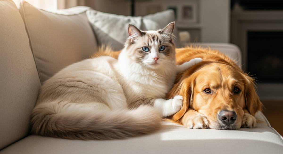 Le Ragdoll et les autres animaux : réussir la cohabitation