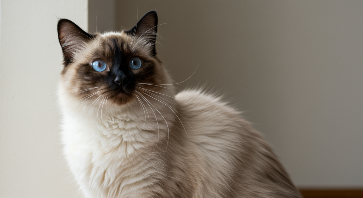 Le Ragdoll colourpoint : l’élégance dans la sobriété