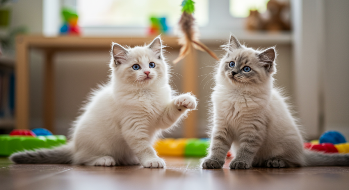 Les chatons Ragdoll de la naissance à 12 semaines : étapes clés du développement