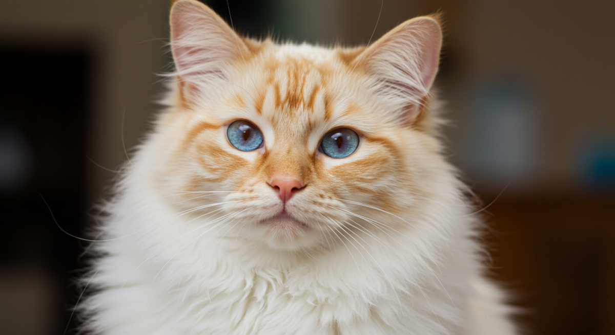 Le Ragdoll flame et cream : les couleurs chaudes de la race